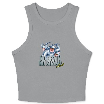 Discover NO BRAIN NO SHAME ACAB Crop Tank Top