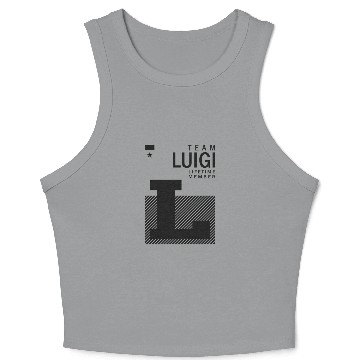Discover Team Luigi Lifetime Member Crop Tank Top
