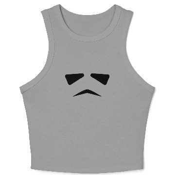 Discover Stormtrooper minimalist Crop Tank Top