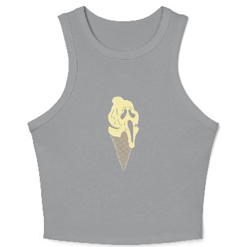 Discover I Scream Ice Funny Crop Tank Top