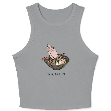 Discover Amen Ramen Phone jesus chef Crop Tank Top