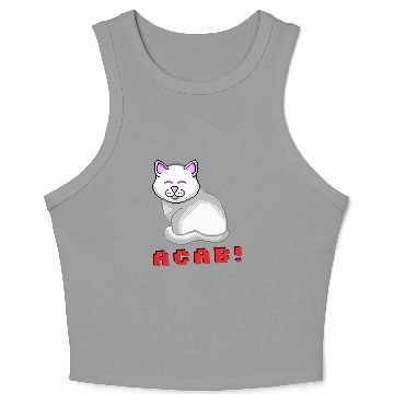 Discover All Cats Are Beautiful Crop Tank Top