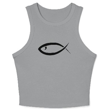 Discover Fish ICHTHYS Crop Tank Top