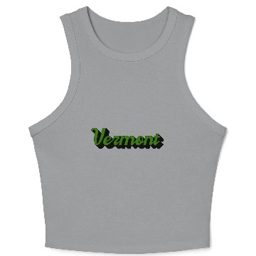 Discover Green Vermont Crop Tank Top
