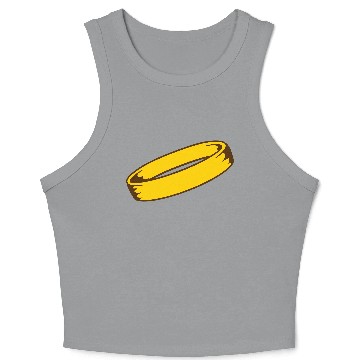 Discover wedding cool round circle marry ring jewelry bache Crop Tank Top