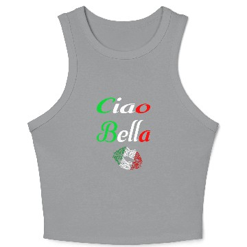Discover Ciao Bella - Kiss me Crop Tank Top