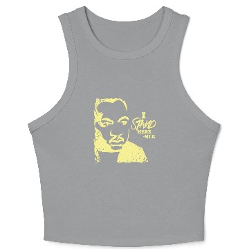 Discover Martin Luther King Day Crop Tank Top