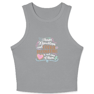Discover Funny Cookie Decorating Design for Cookie Artists Crop Tank Top