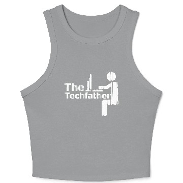 Discover Computer science dad Crop Tank Top