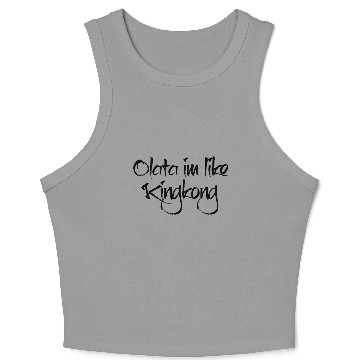 Discover Olata im like Kingkong Crop Tank Top