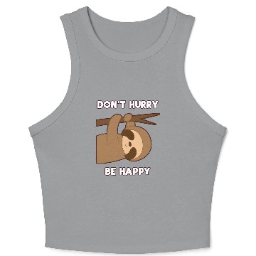 Discover Sloth Crop Tank Top