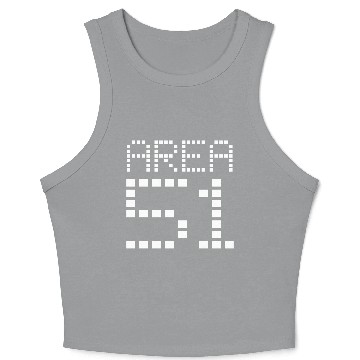 Discover area 51 dots Crop Tank Top