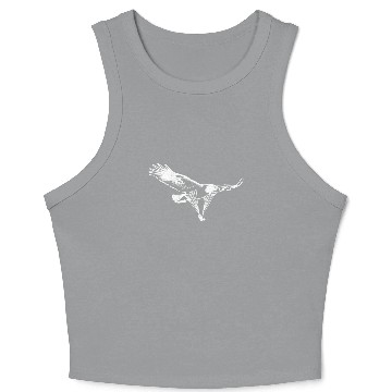 Discover Paragliding Eagle Paraglider Crop Tank Top