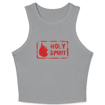 Discover holy spirit Crop Tank Top