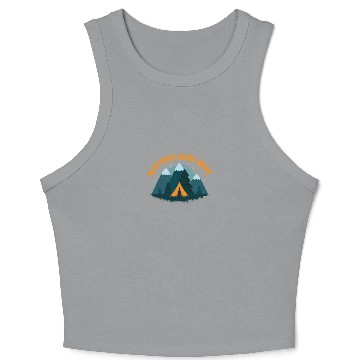 Discover Nature and Shit Crop Tank Top