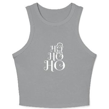 Discover HO HO HO SNOWMAN Crop Tank Top
