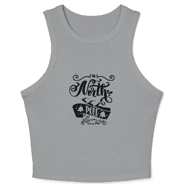 Discover North Pole - Christmas Gift Crop Tank Top