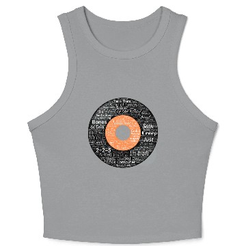Discover Radiohead Albums and Songs Crop Tank Top