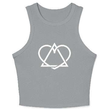 Discover Adoption child adoption icon icon heart triangle Crop Tank Top