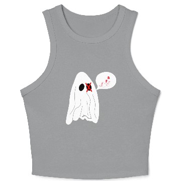 Discover Ghost love Crop Tank Top