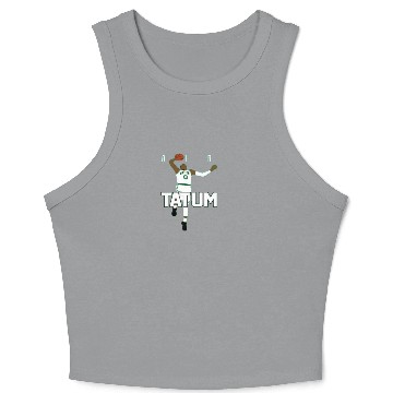 Discover Jayson Tatum Boston Air Pic Crop Tank Top