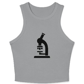 Discover microscope teacher research laboratory school gift Crop Tank Top