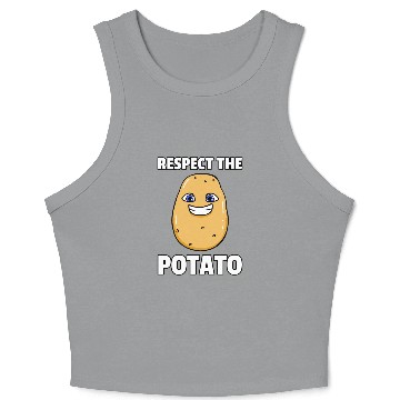 Discover Respect The Potato Crop Tank Top