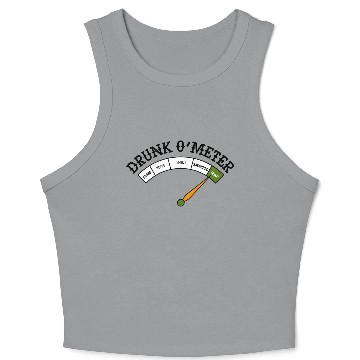Discover Drunk O Meter Crop Tank Top