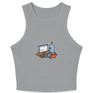 Discover I Am Not A Robot Crop Tank Top