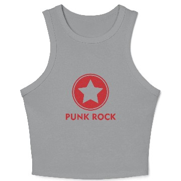 Discover Punk rock Crop Tank Top star punk anarchy
