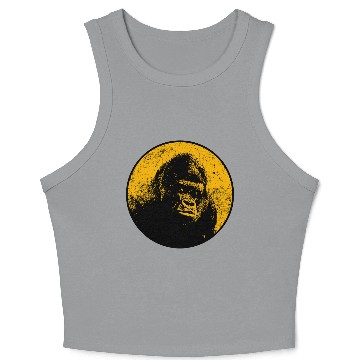 Discover Gorilla silverback animal right and shelter Crop Tank Top