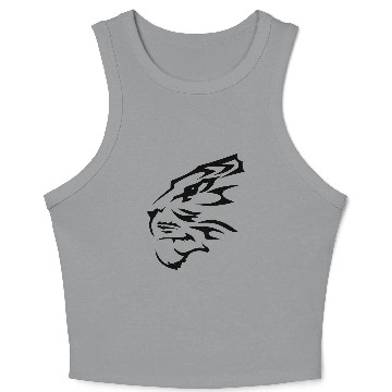 Discover Tribal Tiger 1c Crop Tank Top