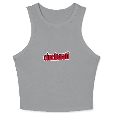 Discover Cincinnati Ohio Gifts Crop Tank Top