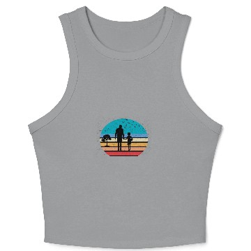 Discover father and son Crop Tank Top