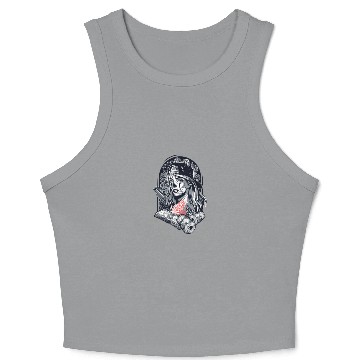 Discover Vintage Chicano Crop Tank Top