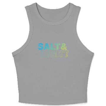 Discover salt and light Crop Tank Top
