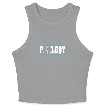 Discover Poolboy Pool Boy, Swimming Pool - Lifeguard gift Crop Tank Top