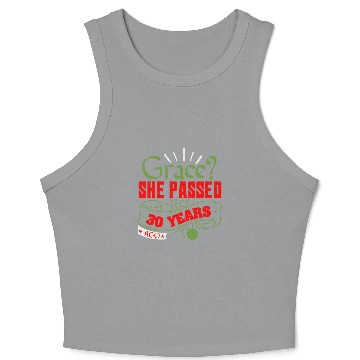Discover Amazing Grace - Amazing grace christmas Crop Tank Top