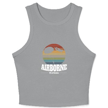 Discover 82nd AIRBORNE Division US Army Crop Tank Top