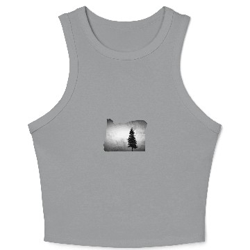 Discover Oregon State Tree Pacific Northwest Crop Tank Top
