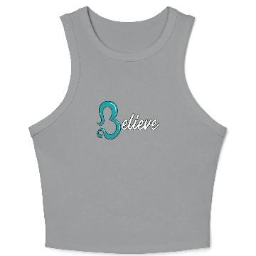 Discover Believe Cervical Cancer Crop Tank Top