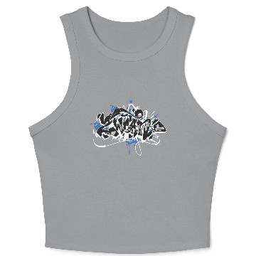 Discover Graffiti Funk Crop Tank Top