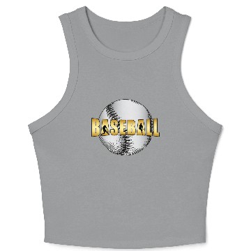 Discover Baseball Catcher Softball Baseball Bat Sports Gift Crop Tank Top
