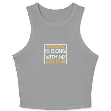 Discover Sister Love Siblings Gift Crop Tank Top