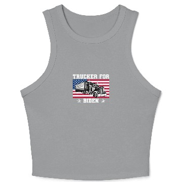 Discover Trucker For Joe Biden, Elections Crop Tank Top