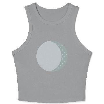 Discover Waning Gibbous Moon Large Crop Tank Top
