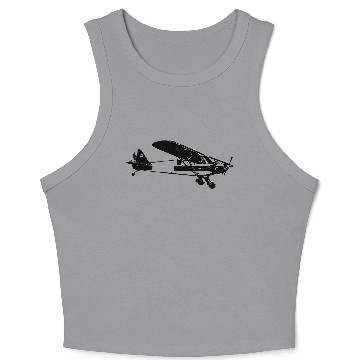 Discover metal plane4 Crop Tank Top