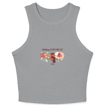 Discover jazz musicJazz BeBop Crop Tank Top