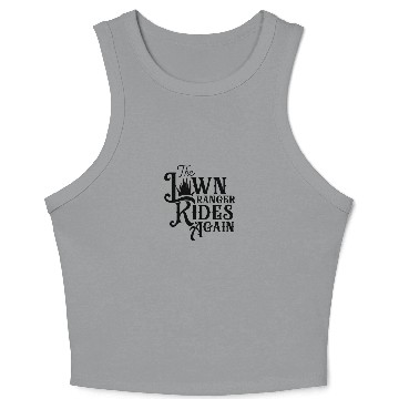 Discover Lawn Ranger Enforcement Mower Mowing Grass Crop Tank Top