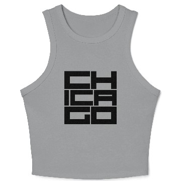 Discover Chicago Crop Tank Top